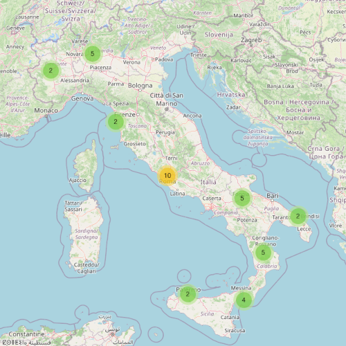 Le scuole aperte partecipate nelle altre città.