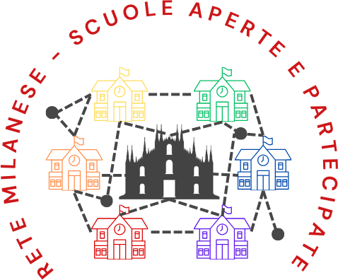 Rete milanese Scuole Aperte Partecipate - La rete di genitori, studenti, insegnanti, dirigenti, amministratori locali, cittadini e associazioni che a Milano, riconoscendo nella scuola un bene comune, sono impegnati ad aprirla al territorio nel segno del civismo.